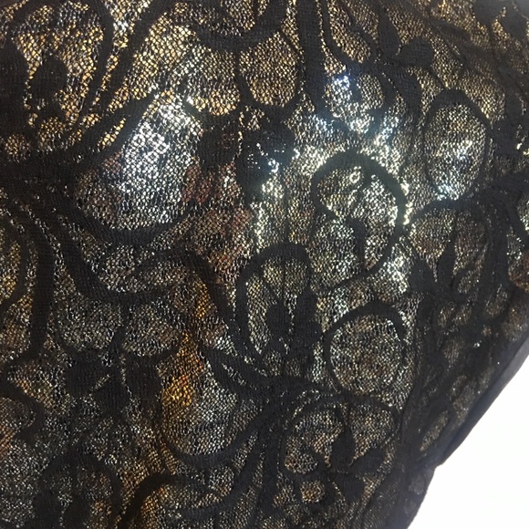 Formal Gold Sequence Maxi Dress - Picture 8 of 12